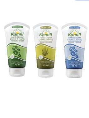 Kamill Hand Cream Trio Gift Set Softens and Protects Vegan Paraben Free NWT